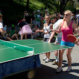 Portable ping-pong = great idea. Also far more challenging to play than you would think.