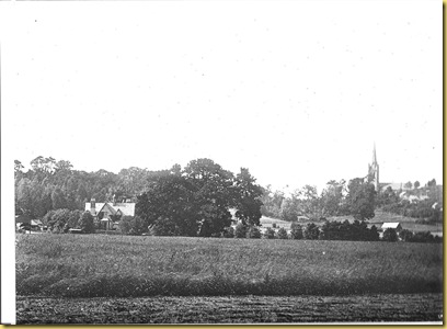 Vicarage   Clive Church.  Early 1900s.  (BB)