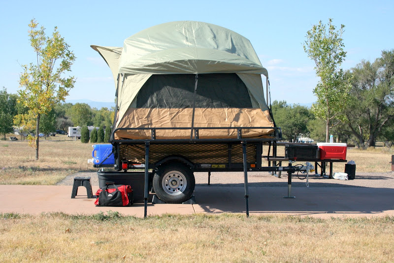 Lifetime Camping Tent Trailer. Sell at Costco for $2,800! Apparently you  can get one that carries a 4 wheeler on top