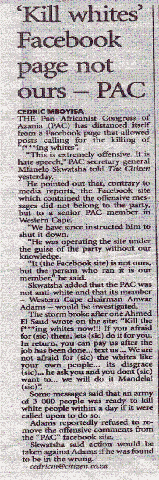 [Kill whites Facebook page not ours claims PAC Feb262010 Citizen[5].gif]