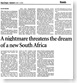 Dr Lutz van Dijk piece on Xenophobic attacks June32008