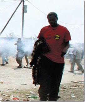 Hans Qenesane Benjamin ShotDead Ekurhuleni McBrideCops 20080531 rioting