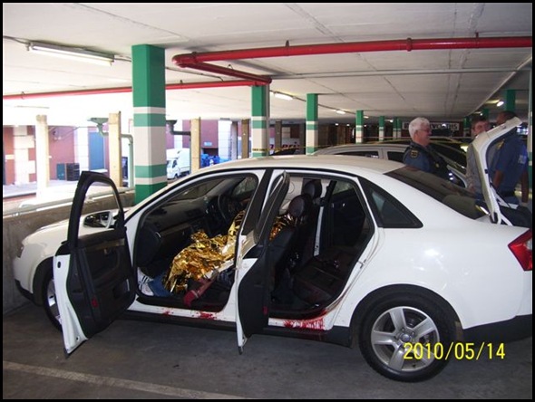 Benoni crime scene dead hijackers2 May2010