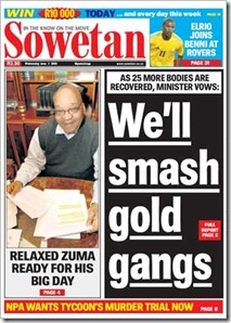 [Sowetan We will Smash Gold Gangs June 3 2009[5].jpg]