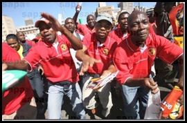 CosatuMarchingAgainstHighFoodPricesGautengJuly2008