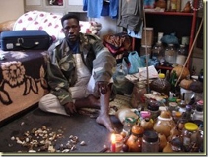 Sangoma_Pretoria_With_Pharmacopia_AfricanCrisisJanLamprechtPermission