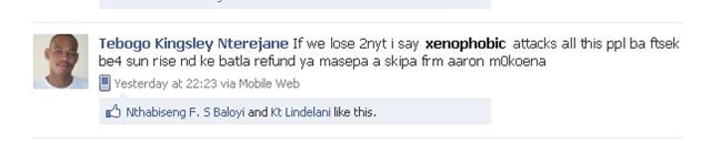[Nterejane Tebogo Kingsley Xenophobic attacks plan June 172010 Facebook[5].jpg]