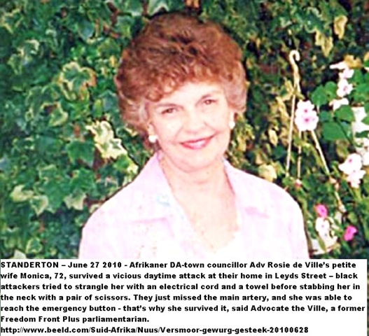 [DeVille Monica wife DA councillor Standerton survives attack June282010 Beeld[8].jpg]