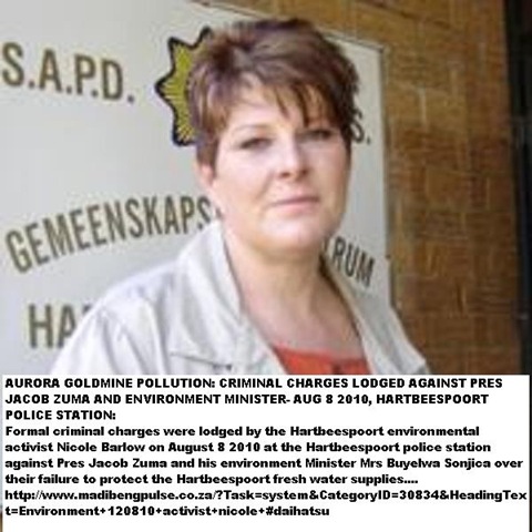 [Aurora gold mine pollution Nicole Barlow sues Zuma over environment pollution Madibeng Pulse Brits[5].jpg]