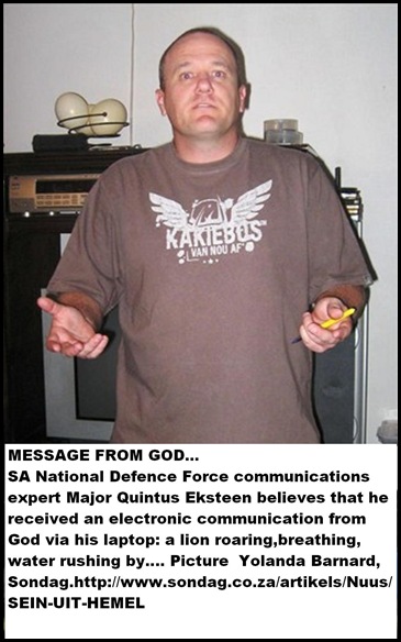 Eksteen Quintus MESSAGE FROM GOD SONDAG AUG232010