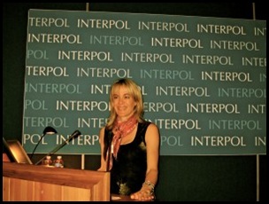Lynch Vanessa upset Interpol delegates with child-rape crime scene pictures Oct201010 INTERPOL