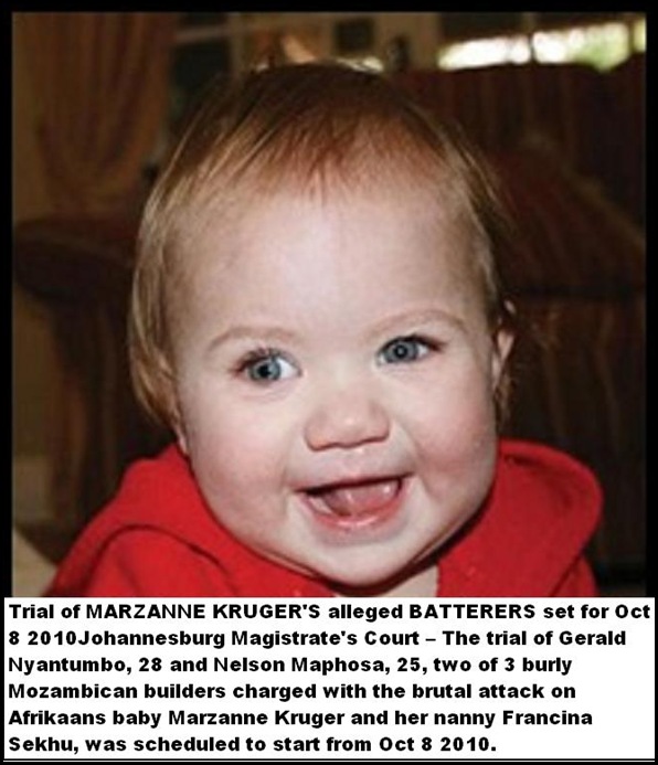 Kruger Marzanne 1 brutally bashed by 3 Mozambiquans 22 April 2010 recovering sight