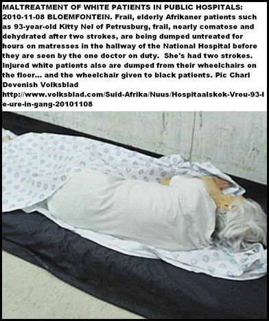 Nel Kitty 93 Petrusburg resident dumped in hospital hallway after massive strokes 8Nov2010Volksblad