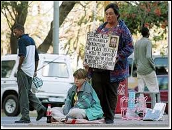AFRIKANER POOR BEGGING FOR FOOD AFRIKANER POOR BEGGING FOR FOOD