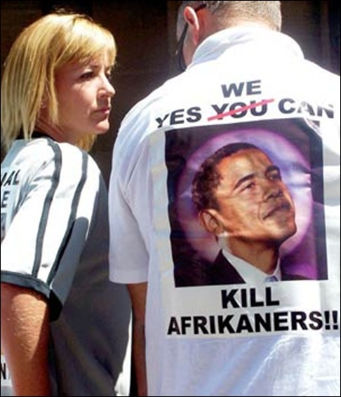 Afrikaners protest against KILL BOER slogan application by ANC JoburgHighCourtNov292010