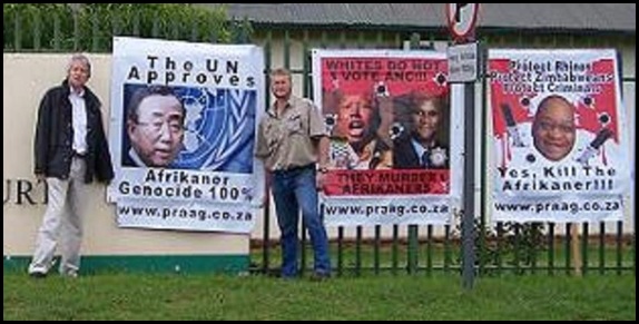 AFRIKANER GENOCIDE PROTEST PRAAG KOSTER LAW COURT DEC132010 MARTIE ERASMUS EXECUTION