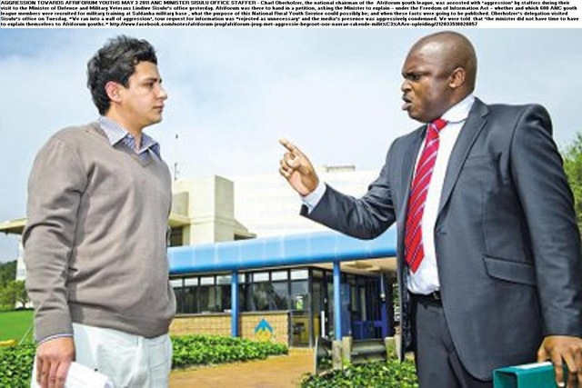 [AFRIFORUM CHARL OBERHOLZER AGGRESSIVE RESPONSE BY ANC MINISTER MILITARY TRAINING MAY32011[3].jpg]