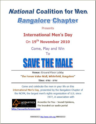 International Men's Day 2010 at Bangalore