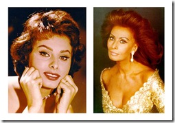 Sophia loren antes y despues
