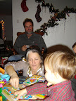 Grand-papa, grand-maman et petit bonhomme Xavier