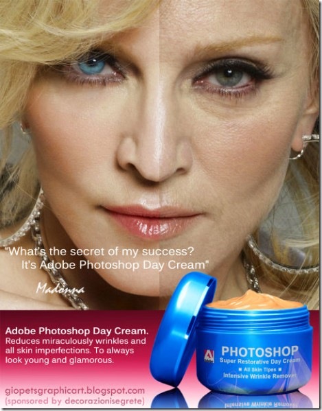 The English Spot: Funny Picture : Madonna Photoshopped