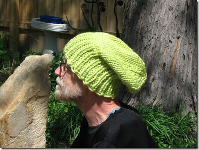 Knitting Dragonflies: Knitted Flat Slouchy Hat Pattern