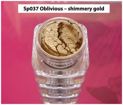 Sp037 Oblivious - shimmery gold