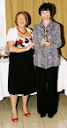 Sandy Riegler, rear commodore with Louise du Bosky, Yachtsperson of the Year