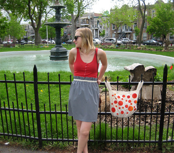 skirt and bag