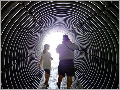 Passing Through The Tunnel