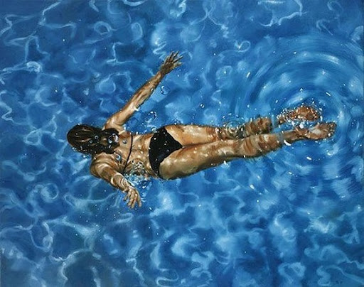 Photorealism Underwater Paintings by Eric Zener