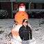 Our Sonner-fan neighbors didnt care for the orange snowman.  But that was just fine with us.  Go Pokes!