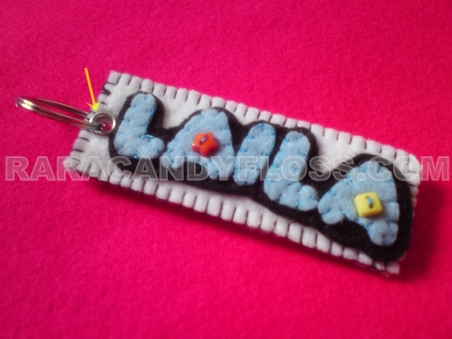 Felt names Laila 2