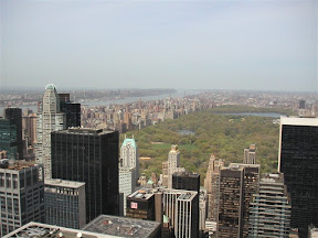 Northward View from Top of the Rockfeller Center