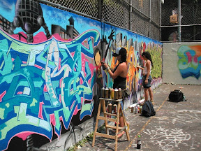 The Graffitti Hall of Fame in Spanish Harlem