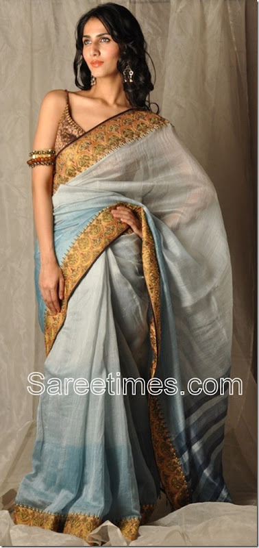 Blue_Chanderi_Silk_Saree