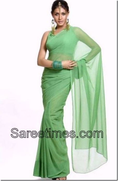 Sanjuktaa_Plain_Saree