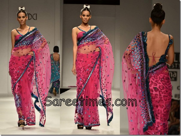 Rabani_Rekha_Pink_Saree