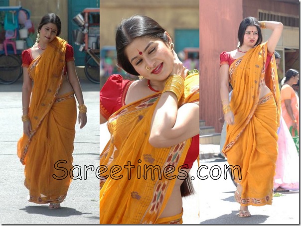 Sangeetha_Mustard_Saree