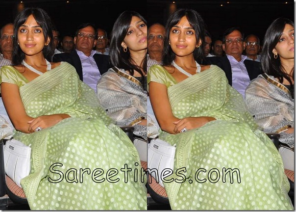 Priyanka_Alva_Green_Saree