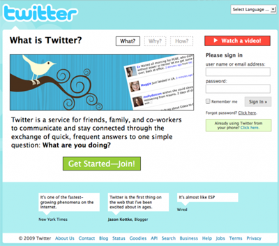 twitter old design