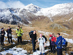 Lima participents walking up to Snowden
