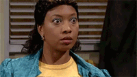 tumblr gif animado mulher se contorcendo assustada