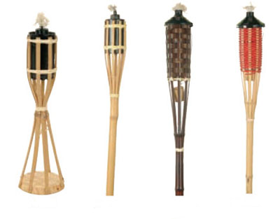 antorchas para decorar e iluminar