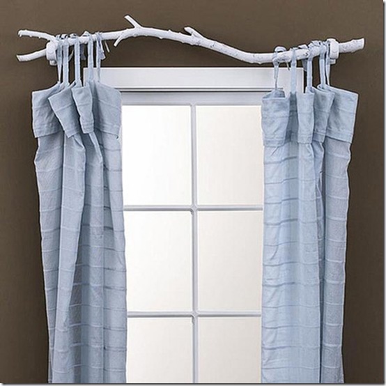 Comment ... Faire une tringle de rideau de branche d\'arbre Comment ... Faire une tringle de rideau de branche d\'arbre