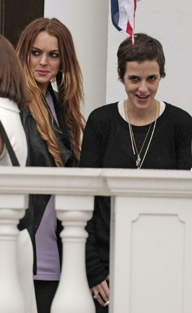 ©BAUER-GRIFFIN.COM Actress Lindsay Lohan and DJ Samantha Ronson attend a Bat Mitzvah ceremony at a synagogue and afterward appear together at the Mandarin Oriental Hyde Park Hotel for the after party. NON-EXCLUSIVE       February 28, 2009 Job: 90228X2     London, England www.bauergriffin.com www.bauergriffinonline.com [001/JG]