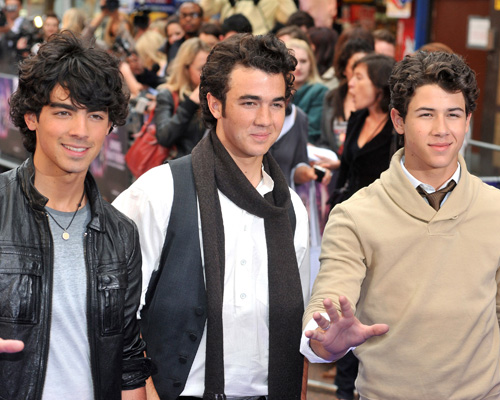 Kevin Jonas, Joe Jonas, and Nick Jonas Jonas Brothers In 3D - UK film premiere held at the Empire Leicester Square. London, England - 13.05.09 Credit: (Mandatory): WENN.com