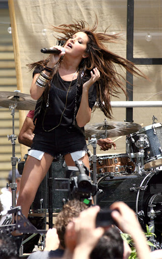 #3202012 Ashley Tisdale Concert, in support of her new album Guilty Pleasure held at the Grove in Los Angeles, California on June 27th, 2009. Among Those Attending: Ashley Tisdale Fame Pictures, Inc - Santa Monica, CA, USA - +1 (310) 395-0500