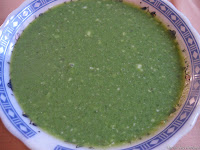 Palak or Spinach Tambli or Tambuli