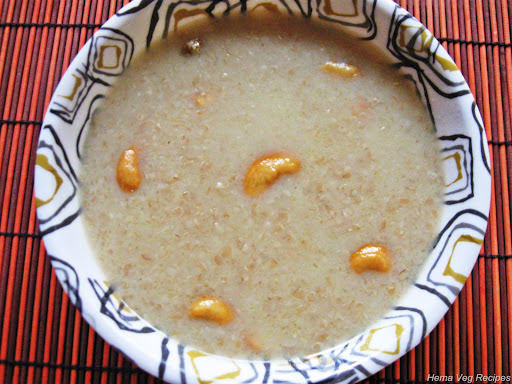 Broken Wheat / Couscous Payasam Broken Wheat / Couscous Payasam